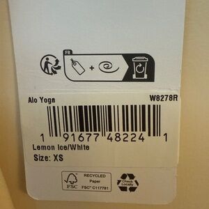 Alo Yoga Streamlined Dress in Lemon Ice